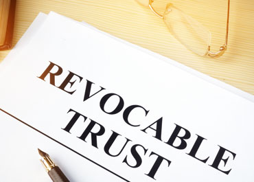 A legal document titled Revocable Trust - Legacy Law Centers